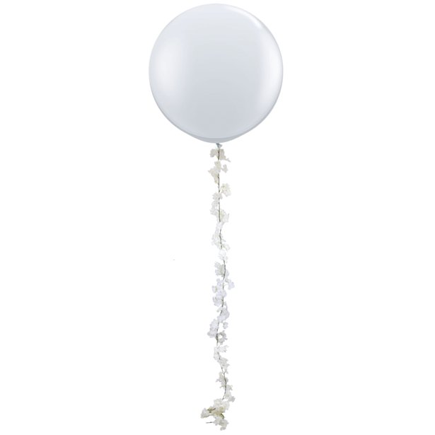 White Blossom Floral Garland - 2.1m – product image 2