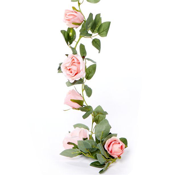 Pink Rose Garland - 1.75m – product image 3