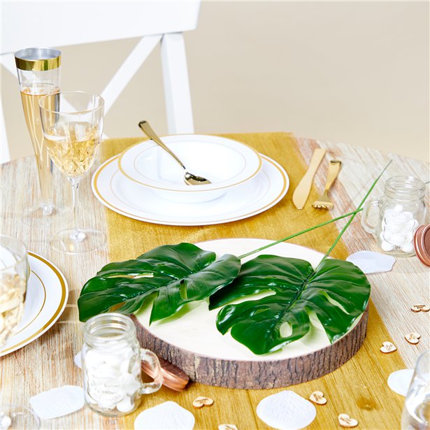Philo Spray Tropical Leaf Decorations (12pk) – product image 2