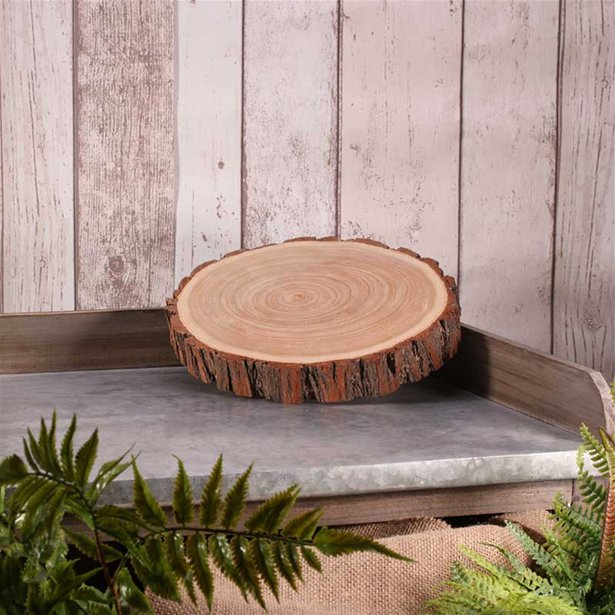 Wooden Slice Table Centrepiece - 22cm – product image 2