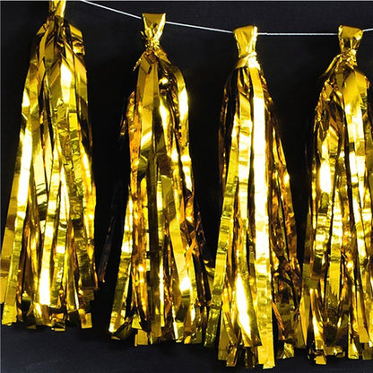 Gold Tassel Garland Decoration - 1.5m