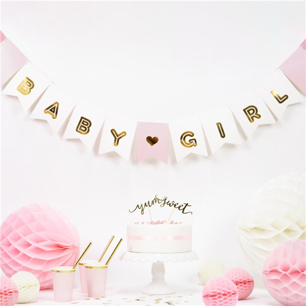 Pink Baby Girl Banner - 1.75m – product image 3