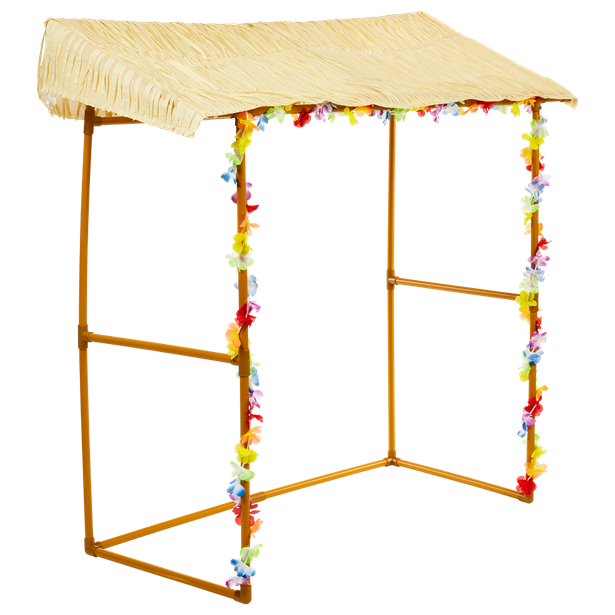 Tiki Bar Hut Frame - 1.4m Hawaiian Decoration – product image 2