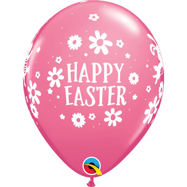 Happy Easter Balloons - 12" Latex (25pk) – product image 3