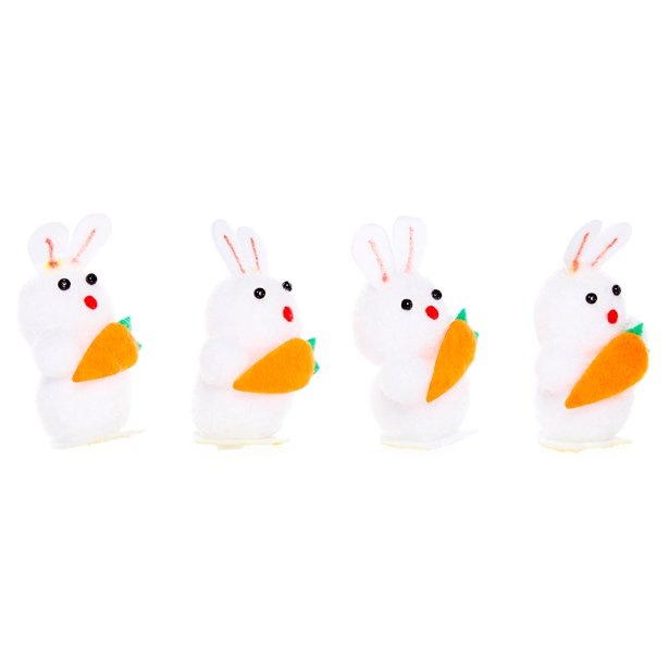 Mini Easter Bunnies with Carrots (4pk) – product image 2