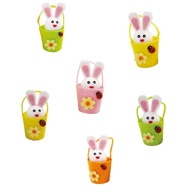Mini Easter Bunnies in Buckets (2pk)