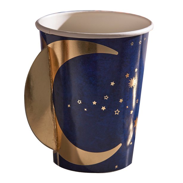 EID 3D Moon Paper Cups - 266ml (8pk) – product image 2