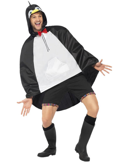 Penguin Party Poncho - Adult Costume