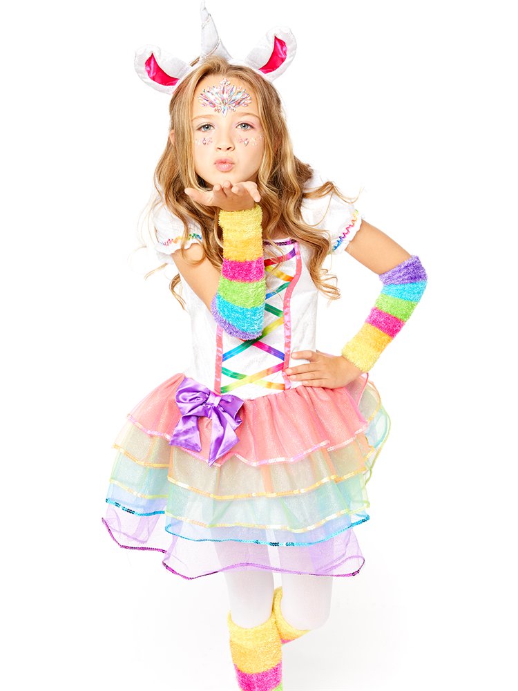 Rainbow Unicorn - Child and Teen Costume
