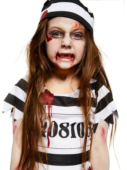 Zombie Convict Girl - Child Costume