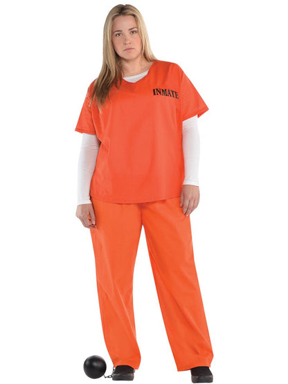 Orange Inmate - Adult Costume