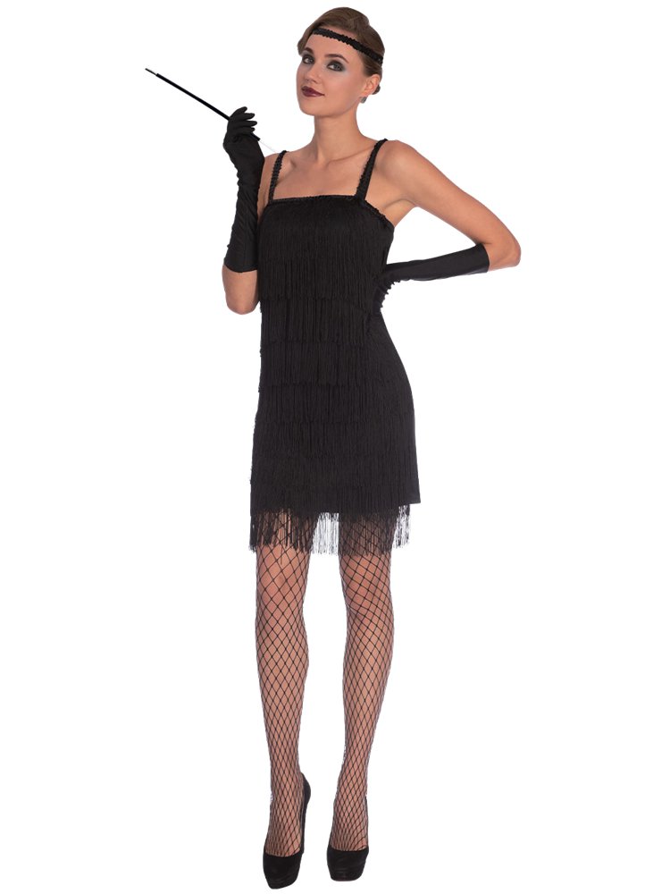 Black Flapper - Adult Costume – Party Delights Wondergroup
