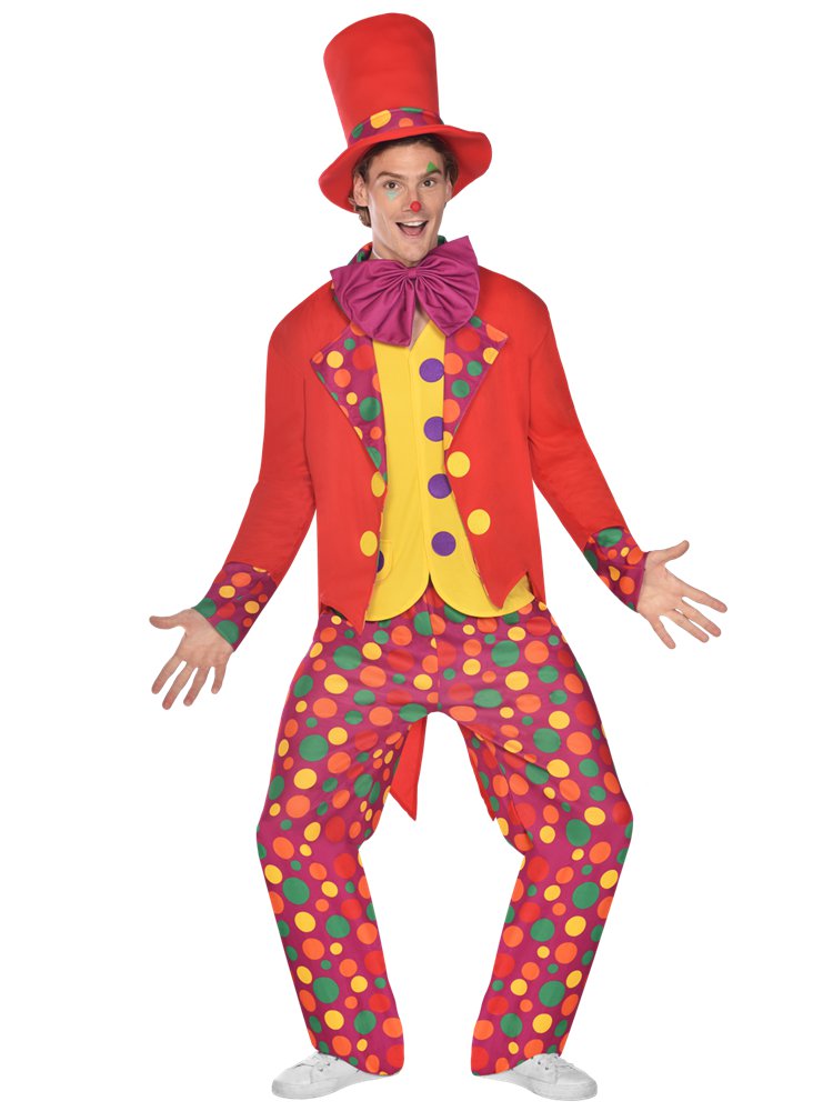 Colourful Clown - Adult Costume