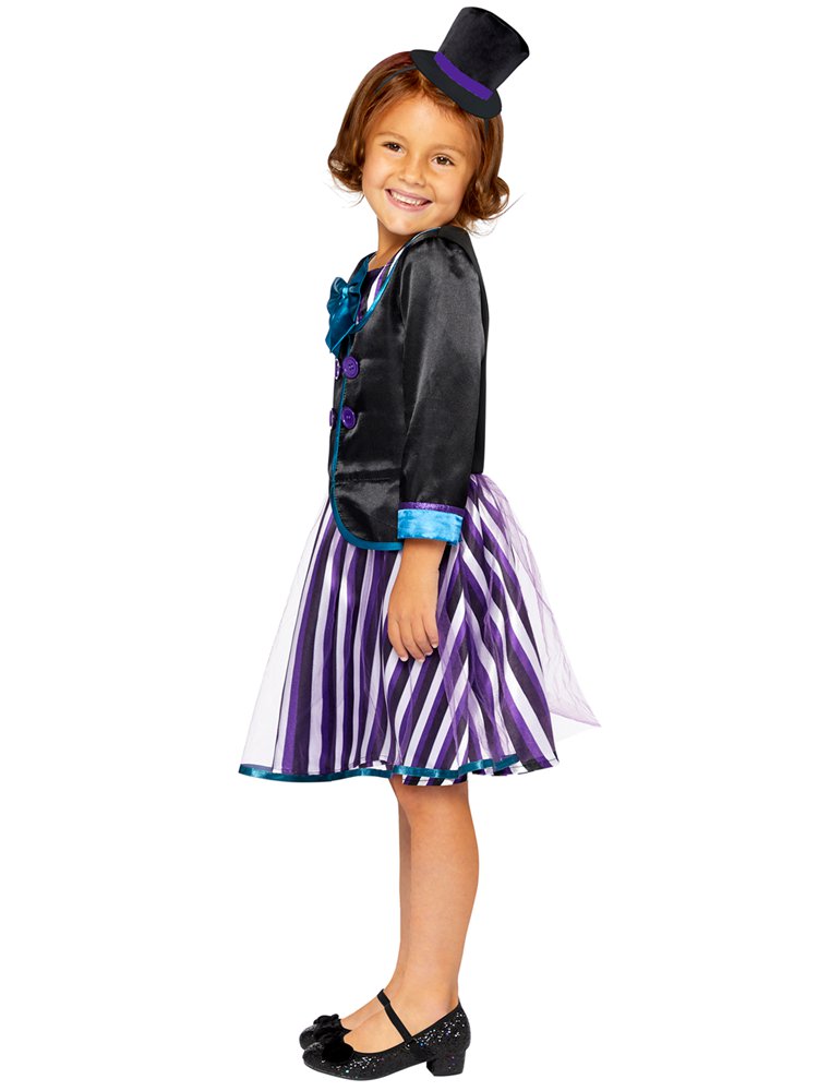 Dark Mad Hatter Girl - Child and Teen Costume