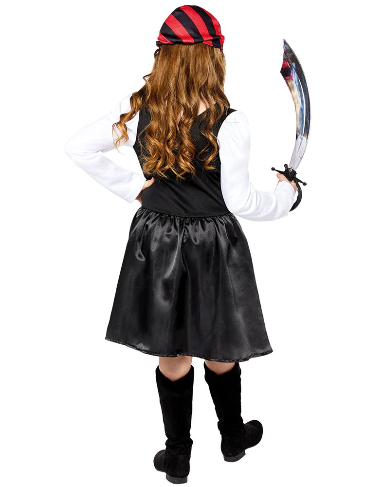 Recycled Pirate Girl - Toddler and Child Costume