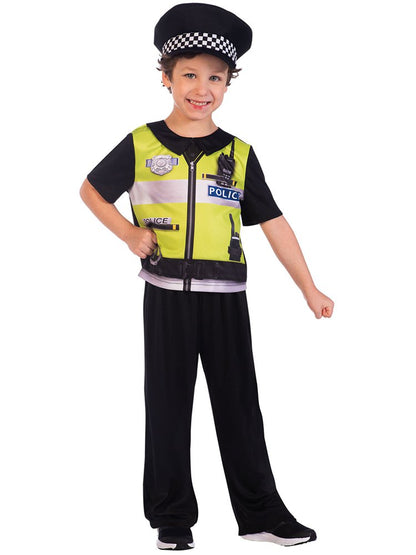 Recycled Police Officer Boy - Toddler and Child Costume