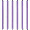 Purple Chrome Modelling Balloons - 260Q Latex (100pk) – product image 1