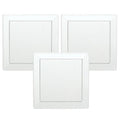 Clear Plastic Square Plates - 12.7cm (10pk)