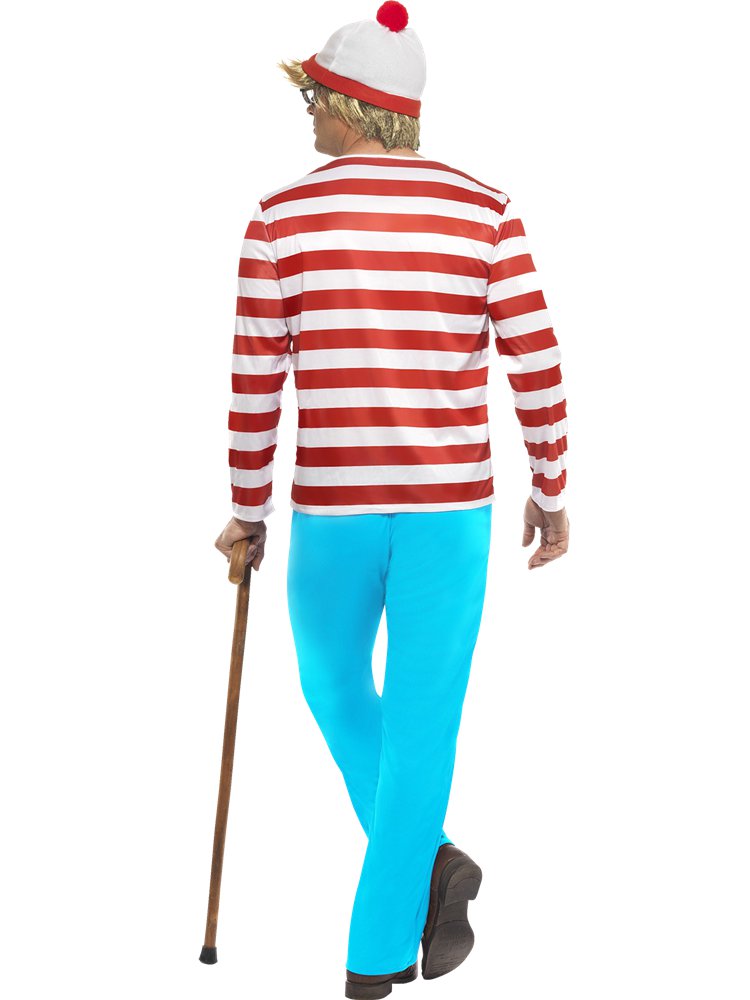 Where's Wally Mens Costume - Adult Costume