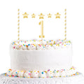 Gold 1st Birthday Cake Topper – product image 1