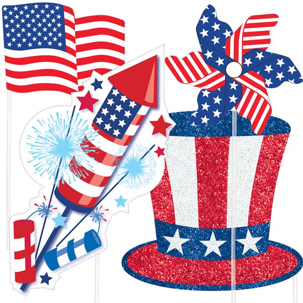 USA Photo Booth Props (Flying Colours) (21pk) – product image 4