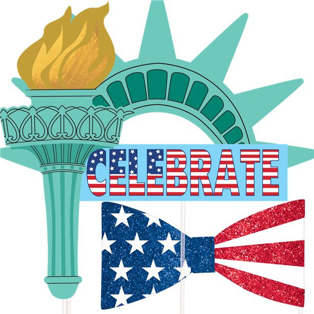USA Photo Booth Props (Flying Colours) (21pk) – product image 5
