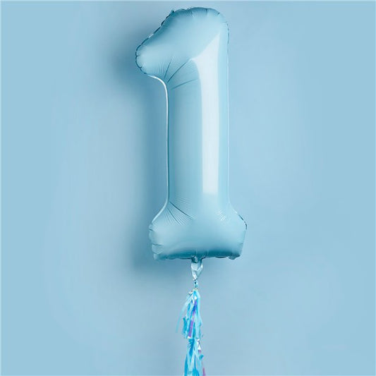 Blue 1st Birthday Balloon - 40" Foil