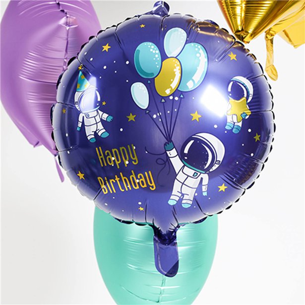 Space Birthday Foil Balloon - 18" – product image 2