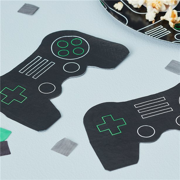 Gamer Controller Eco Napkins - 33cm (16pk) – product image 3