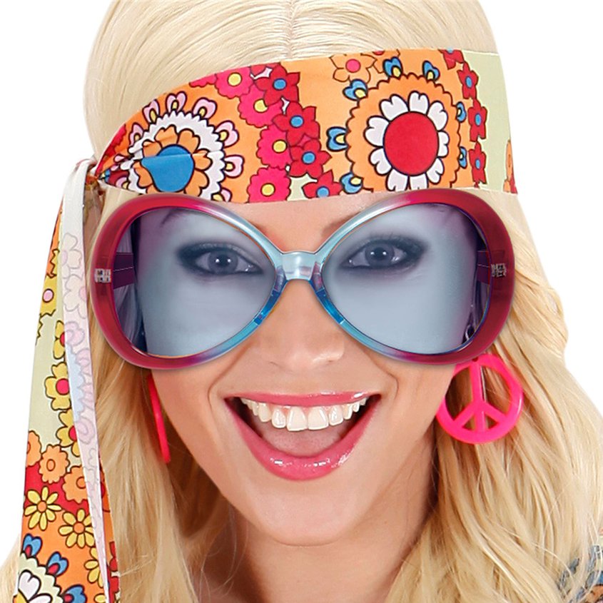 60's Red/Turquoise Glasses – product image 2