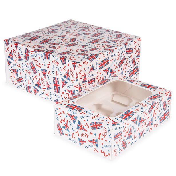 Union Jack Cake box - 26cm