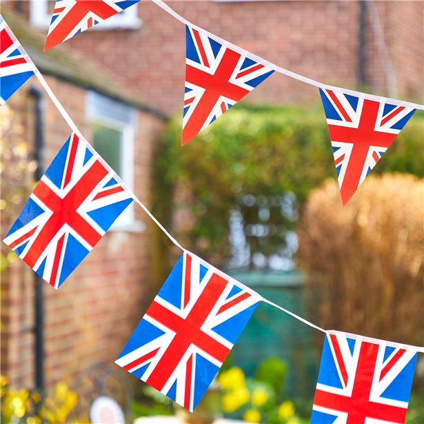 Union Jack Pennant Bunting - 5m – product image 3