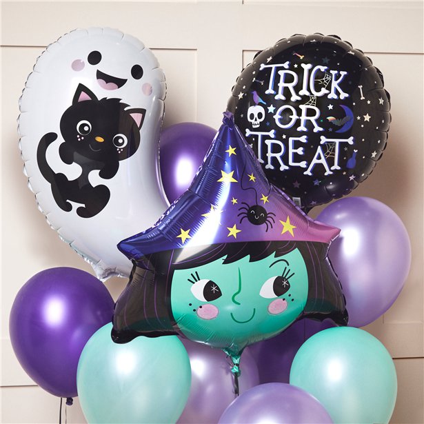 Ghost & Kitty Cuties Balloon - 19" Foil – product image 2