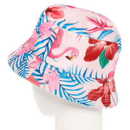 Hawaiian Flamingos Bucket Hat