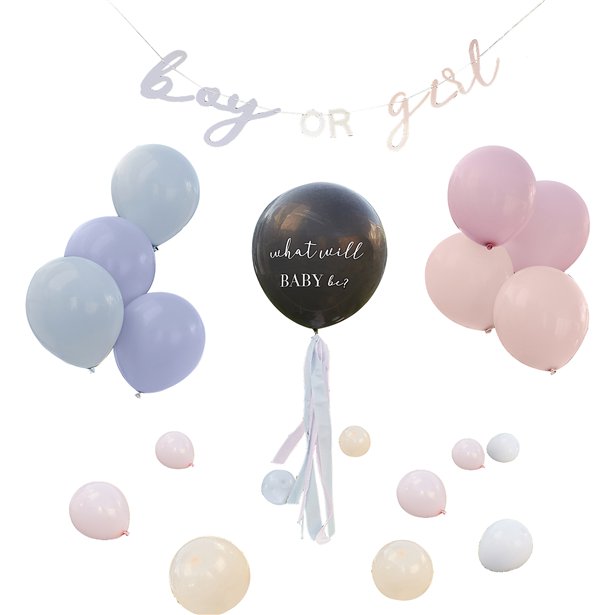 Hello Baby Gender Reveal Balloon Kit – product image 2