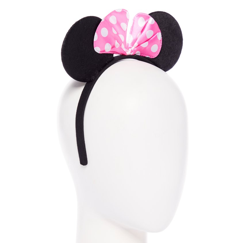 Mouse Ears & Pink Bow Headband – product image 2
