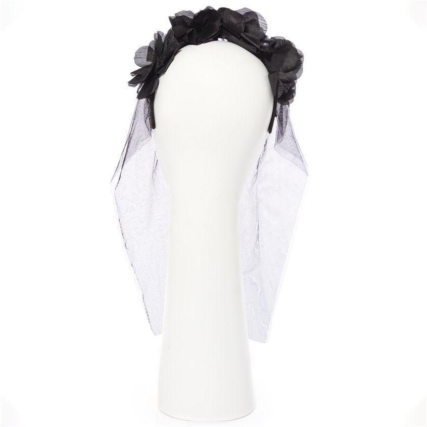 Black Bride Headband – product image 2
