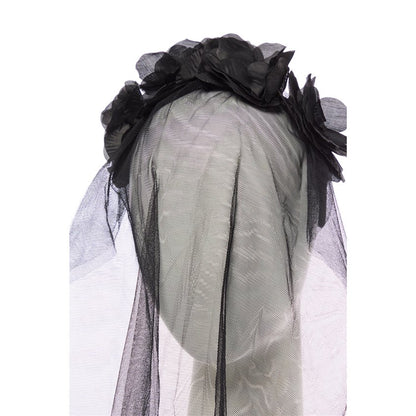 Black Bride Headband