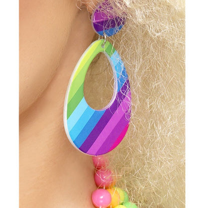 Teardrop Multi-Coloured Earrings
