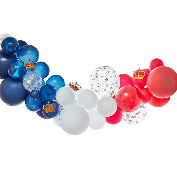 Royal Crown Balloon Arch - 65 Balloons – product image 2