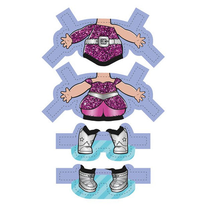 L.O.L Surprise Dress Up Paper Dolls (2pk)