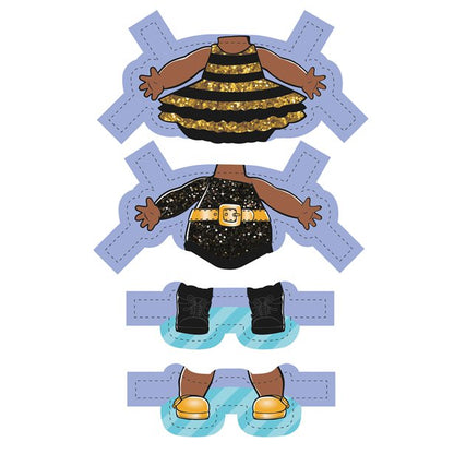 L.O.L Surprise Dress Up Paper Dolls (2pk)