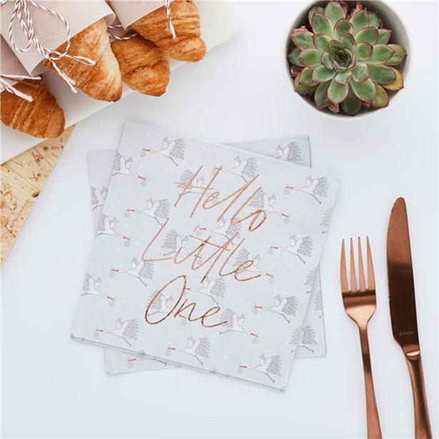 Hello Little One Paper Napkins - 33cm (20pk) – product image 2