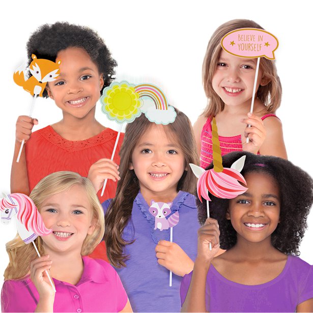 Magical Unicorn Photo Booth Kit (17pk) – product image 3