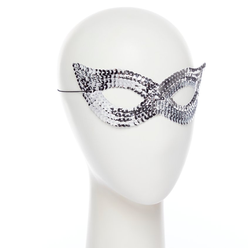 Silver Sequin Mask – product image 2