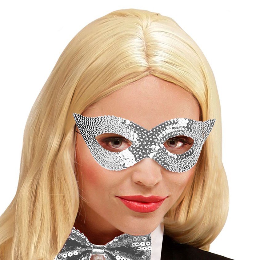 Silver Sequin Mask – product image 3