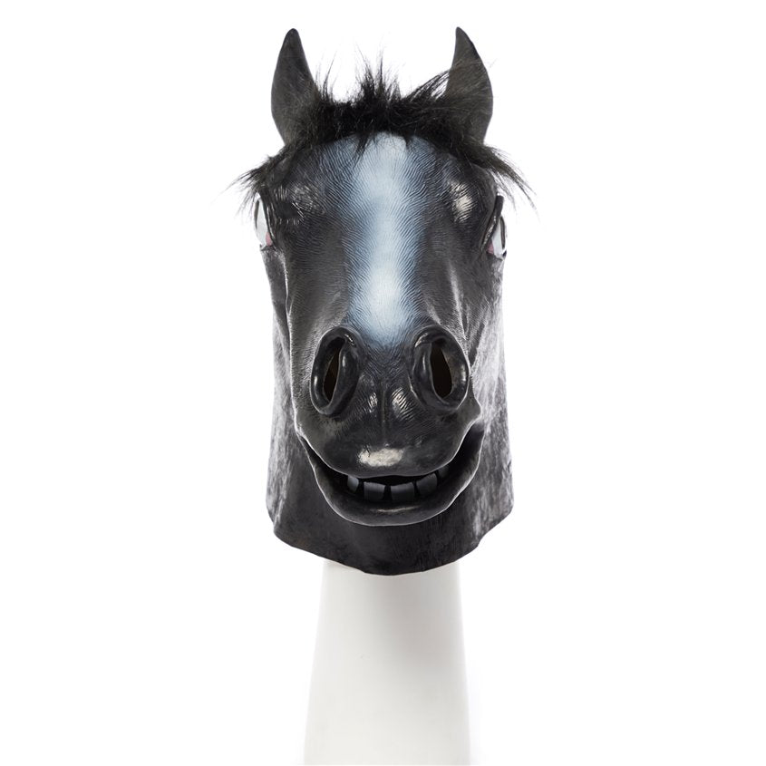 Black Beauty Horse Rubber Mask – product image 2