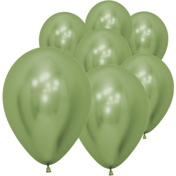 Lime Green Reflex Balloons - 5" Latex (50pk) – product image 1