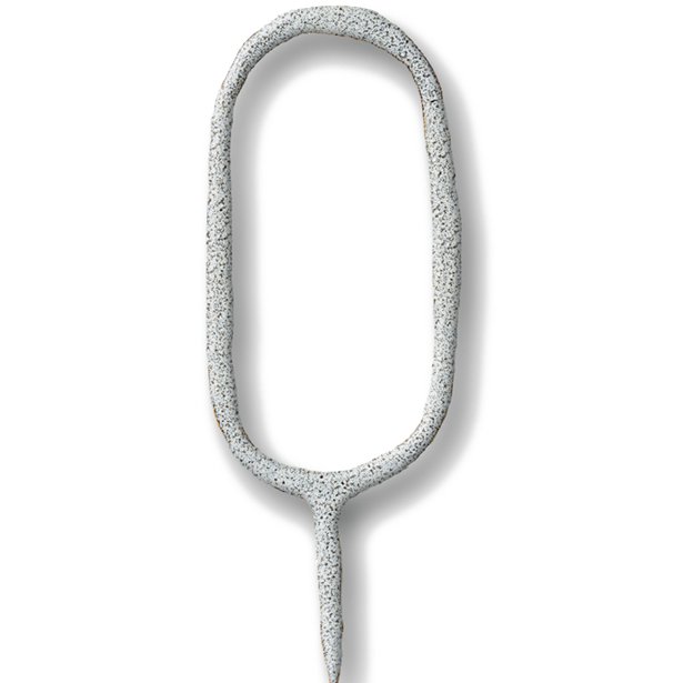 Silver Number 0 Sparkler Candle - 7" – product image 1
