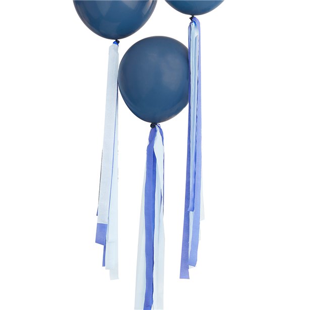 Mix It Up Blue Streamer Balloon Tails (5pk) – product image 2